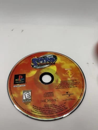 Spyro 2: Ripto's Rage (Sony PlayStation 1, PS1, 1999) Disc Only Tested Working