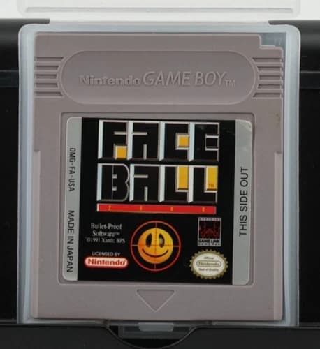Faceball 2000 Tested Authentic Nintendo Gameboy