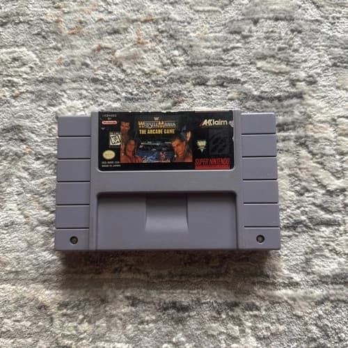 WWF Wrestlemania The Arcade Game Super Nintendo SNES