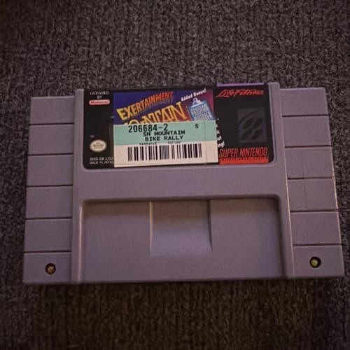 🔥Exertainment Mountain Bike Rally (Super Nintendo Entertainment System, 1995)