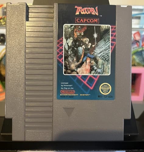 TROJAN - Nintendo NES (Authentic) Game, Tested & Working
