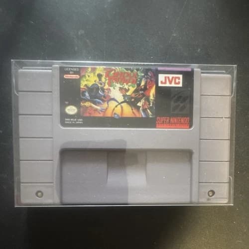 AUTHENTIC JVC Ghoul Patrol Nintendo SNES Game Cartridge
