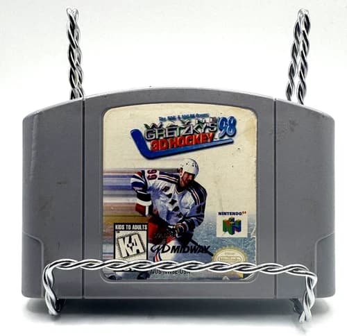 N64 Wayne Gretzky's 3D Hockey '98 (Nintendo 64, 1997) Cartridge Only Tested