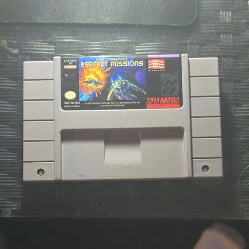 Wing Commander: the Secret Missions Super Nintendo SNES 1993