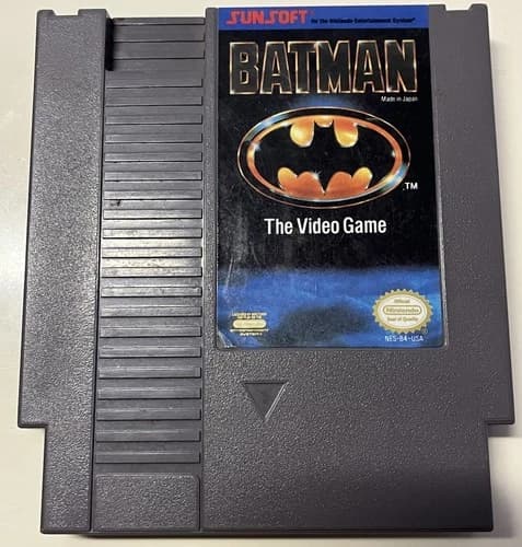Batman: The Video Game Nintendo NES Sunsoft 1989 Batman Series Classic