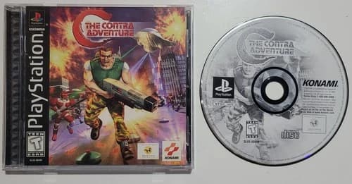 C: The Contra Adventure Sony PlayStation 1 PS1 Konami Tested Working! Pre-Owned