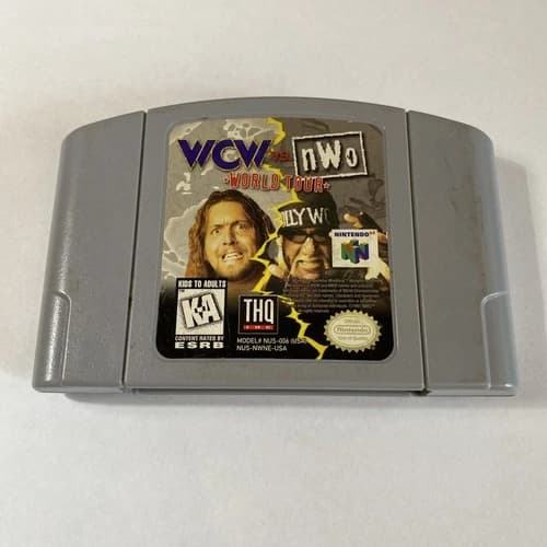 WCW vs NWO World Tour N64 Authentic, Tested - Nintendo 64
