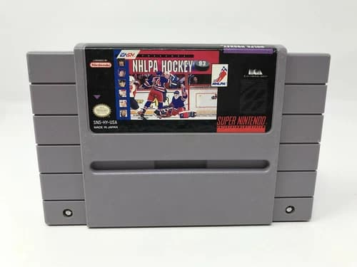 NHLPA Hockey 93 - Super Nintendo SNES - Game Cart only -