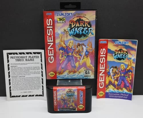 Pirates of Dark Water Sega Genesis 1994 CIB Tested