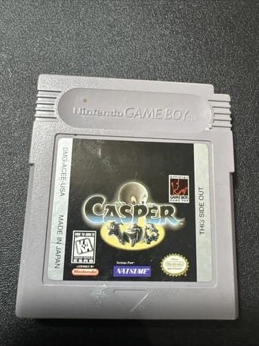 Casper Original Nintendo Gameboy Tested Working Authentic GB
