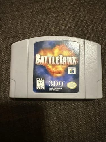 BattleTanx (Nintendo 64, 1998) N64 Authentic Tested And Working