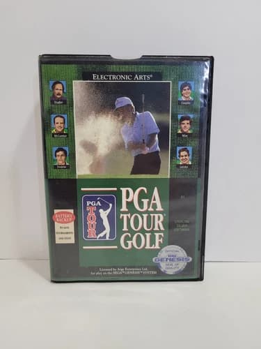 PGA tour Golf Sega Genesis Cartridge Video Game