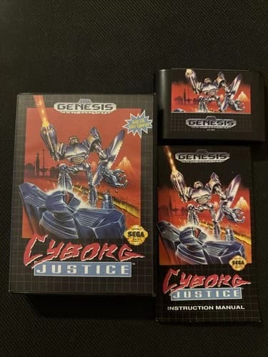 Cyborg Justice Sega Genesis CIB complete