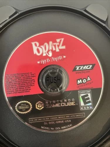 Bratz Rock Angelz Nintendo GameCube GC Nintendo GameCube Disc Only
