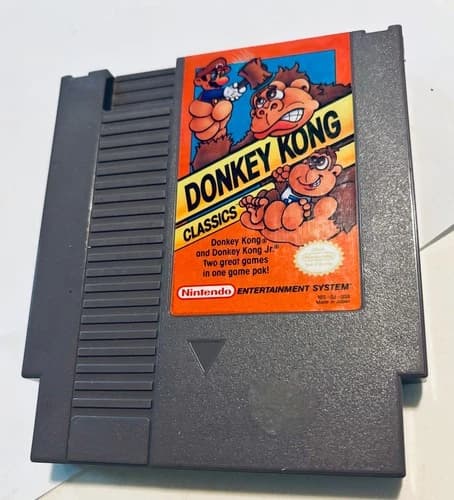 Donkey Kong Classics - NES -Cartridge Only. Tested