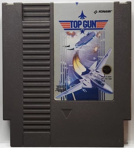 Top Gun (Nintendo Entertainment System, 1987) NES Tested Works FREE SHIP 🇨🇦