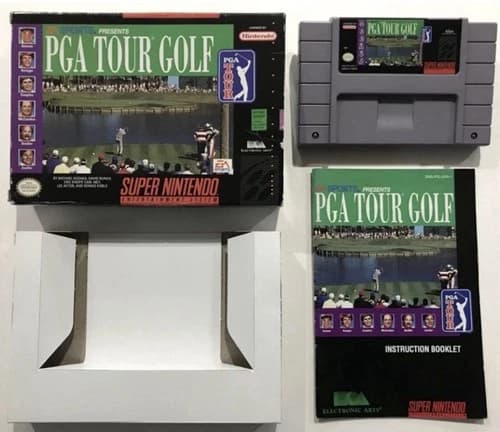 PGA Tour Golf Super Nintendo SNES CIB Complete