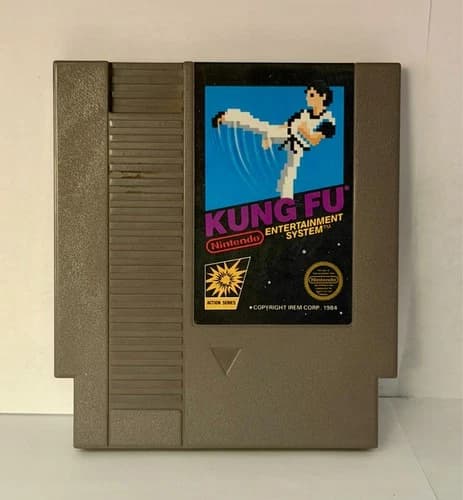 Kung Fu NES Nintendo Entertainment System Authentic Cartridge Tested