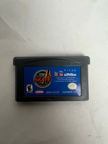 Disney’s Extreme Skate Adventure Nintendo Game Boy SP GBA Advance Works Tested
