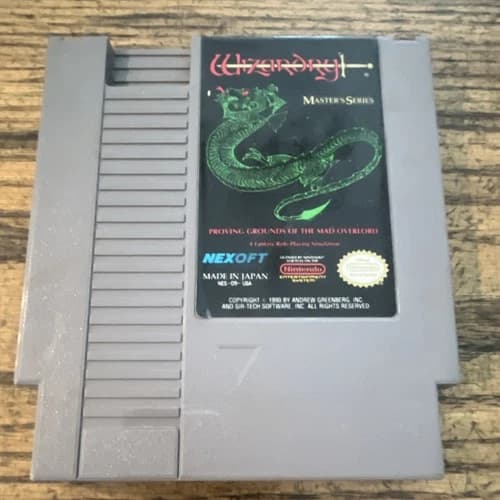 Nexoft Wizardry Proving Grounds NES NTSC-U/C US/Canada