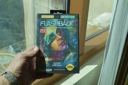Flashback: The Quest for Identity (Sega Genesis, Game And Box, MANUAL Tested