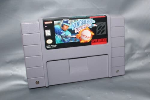 Ken Griffey Jr. Winning Run Vintage Original Super Nintendo SNES Video Game A9GE