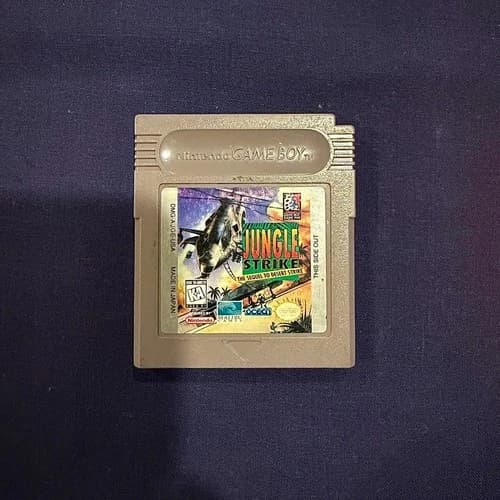 Jungle Strike (Nintendo Game Boy, 1995) TESTED!