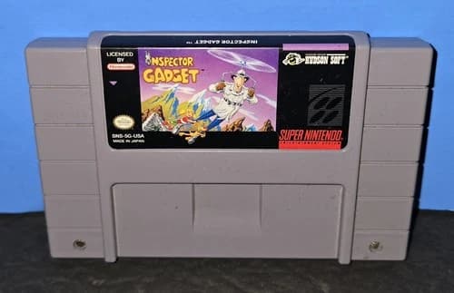 Inspector Gadget Super Nintendo Entertainment System 1993 Tested SNES Cart Only.