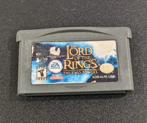 Lord of the Rings; The Two Towers Game Boy Advance 2002 Game Only - Tested Works
