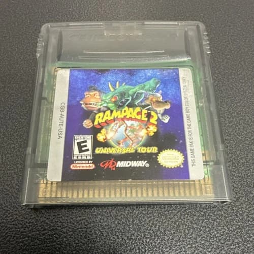 Rampage 2: Universal Tour Nintendo Game Boy Color Midway NTSC-U/C Action
