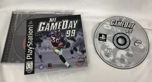 NFL GameDay 99 (Sony PlayStation 1) PS1 PSX CIB Complete with Manual TESTED