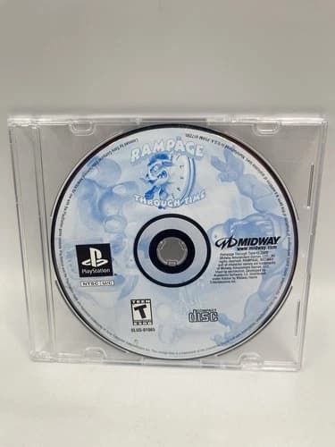 Rampage Through Time (Playstation 1 PS1) DISC ONLY - Tested Working