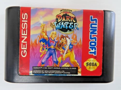 THE PIRATES OF THE DARK WATER 1992 SEGA GENESIS VIDEOGAME TESTED WORKS CLEAN