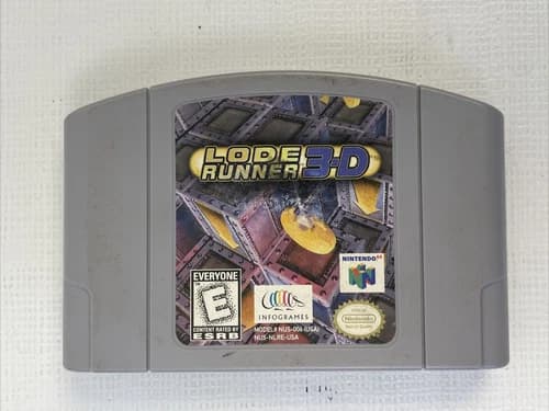 Lode Runner 3D - Nintendo N64 Game Authentic