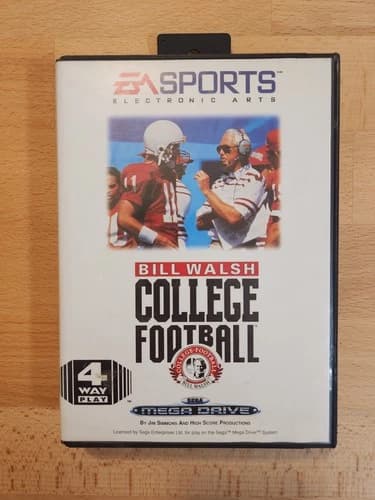 Bill Walsh College Football - SEGA Mega Drive - CIB Complete