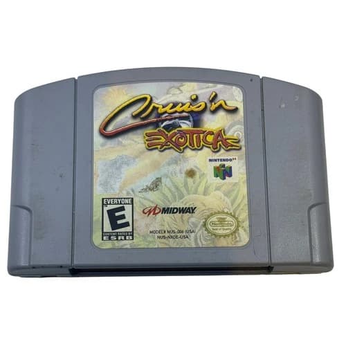 Cruis'n Exotica Nintendo 64 N64 Racing Game NUS-NXOE-USA