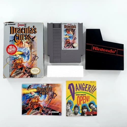 Castlevania III: Dracula's Curse (Nintendo NES, 1990) Authentic Complete Tested