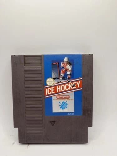 Ice Hockey (Nintendo Entertainment System NES, 1988) TESTED AND WORKING
