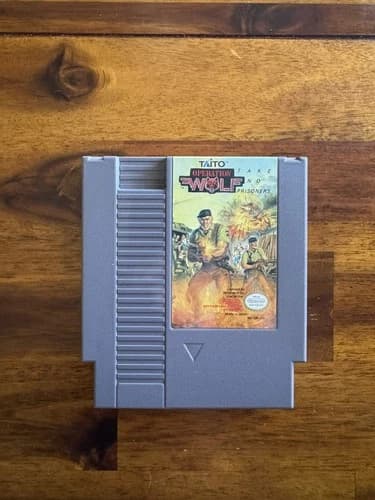 Operation Wolf Nintendo NES Cleaned/Tested
