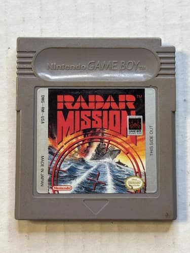 Nintendo GameBoy Radar Mission Game Tested