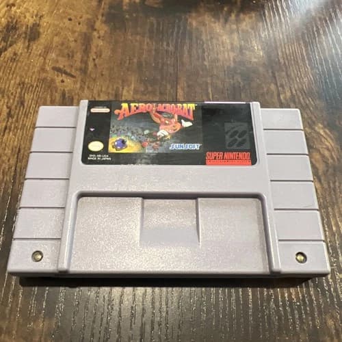 Snes Super Nintendo Aero the Acro Bat Hand Polished Contacts Tested Guaranteed