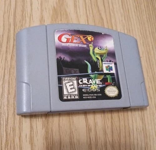 Gex 3: Deep Cover Gecko (Nintendo 64, 1999) N64 Authentic Cartridge