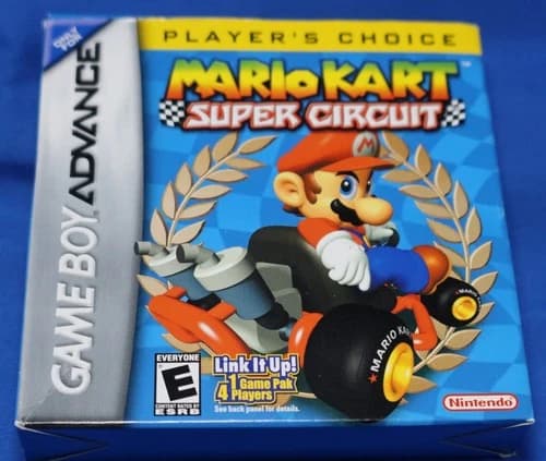 Mario Kart Super Circuit (Player's Choice, Nintendo Game Boy Advance) ~ CIB