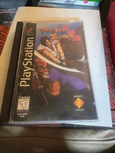 Battle Arena Toshinden (Sony PlayStation 1, 1995) Complete Cib PS1 Long Box