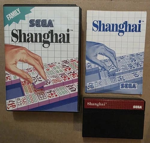 Shanghai (Sega Master System, 1988) Cib Complete - Tested