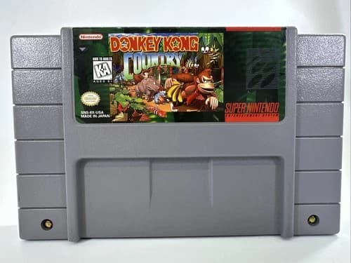 Donkey Kong Country Super Nintendo SNES Authentic