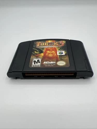 Turok 3: Shadow of Oblivion (Nintendo 64, 2000) Authentic Cart Only N64