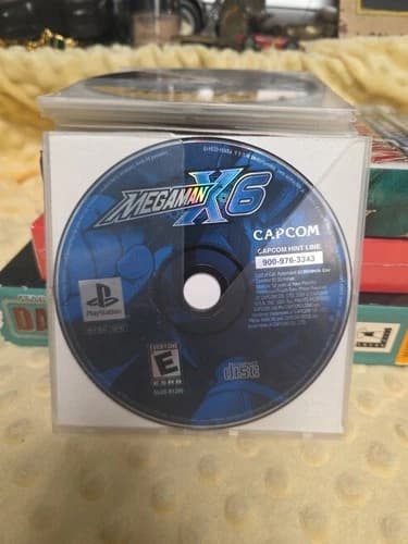 Mega Man X6 PS1 (Sony PlayStation 1, 2001) Working Disc Only