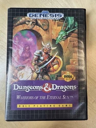 Dungeons & Dragons Warriors of the Eternal Sun Sega Genesis 1992