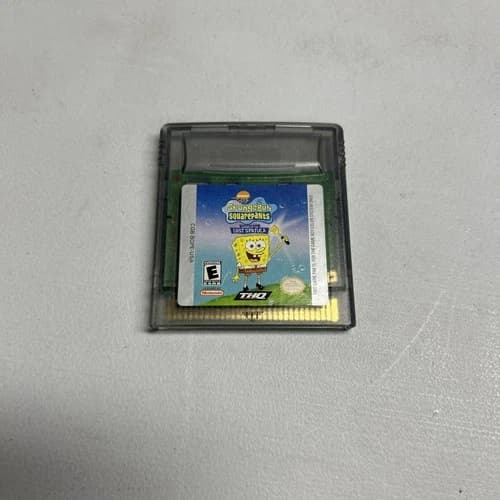 1998 Gameboy Color SpongeBob SquarePants: Legend of the Lost Spatula) Tested